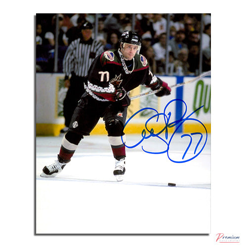 Cliff Ronning Phoenix Coyotes Signed 8x10 Photograph Shot