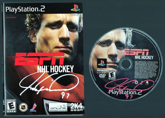 Jerey Roenick Chicago Blackhawks ESPN 2K4 Booklet & CD for PlayStation 2 Autographed Lot