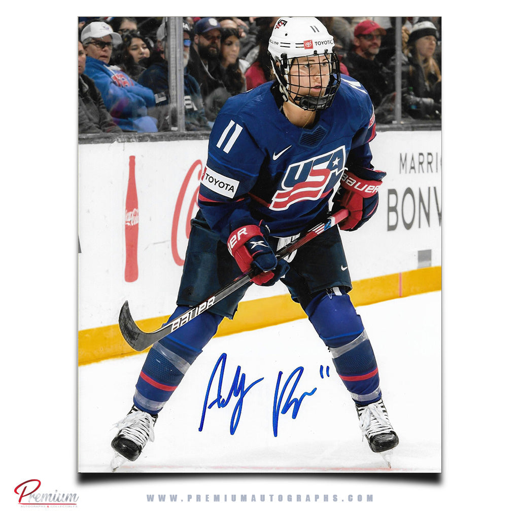 Abby Roque Team USA Autographed 8x10 Photograph Focused