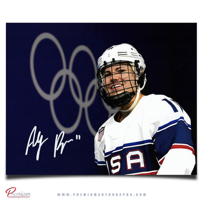 Abby Roque Team USA Autographed 8x10 Photograph Olympic Closeup