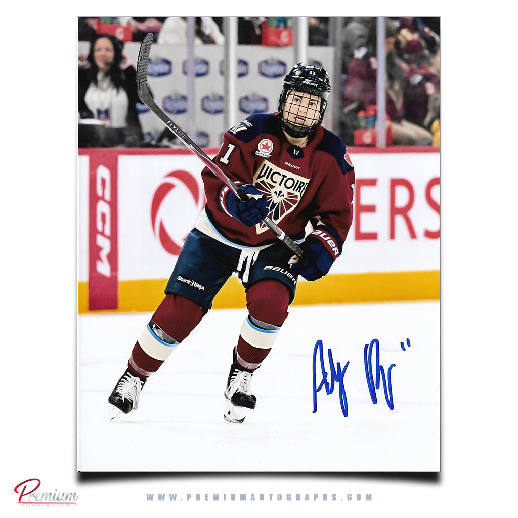 Abby Roque Montreal Victoire PWHL Autographed 8x10 Photograph On the Attack