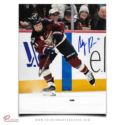 Abby Roque Montreal Victoire PWHL Autographed 8x10 Photograph Passing