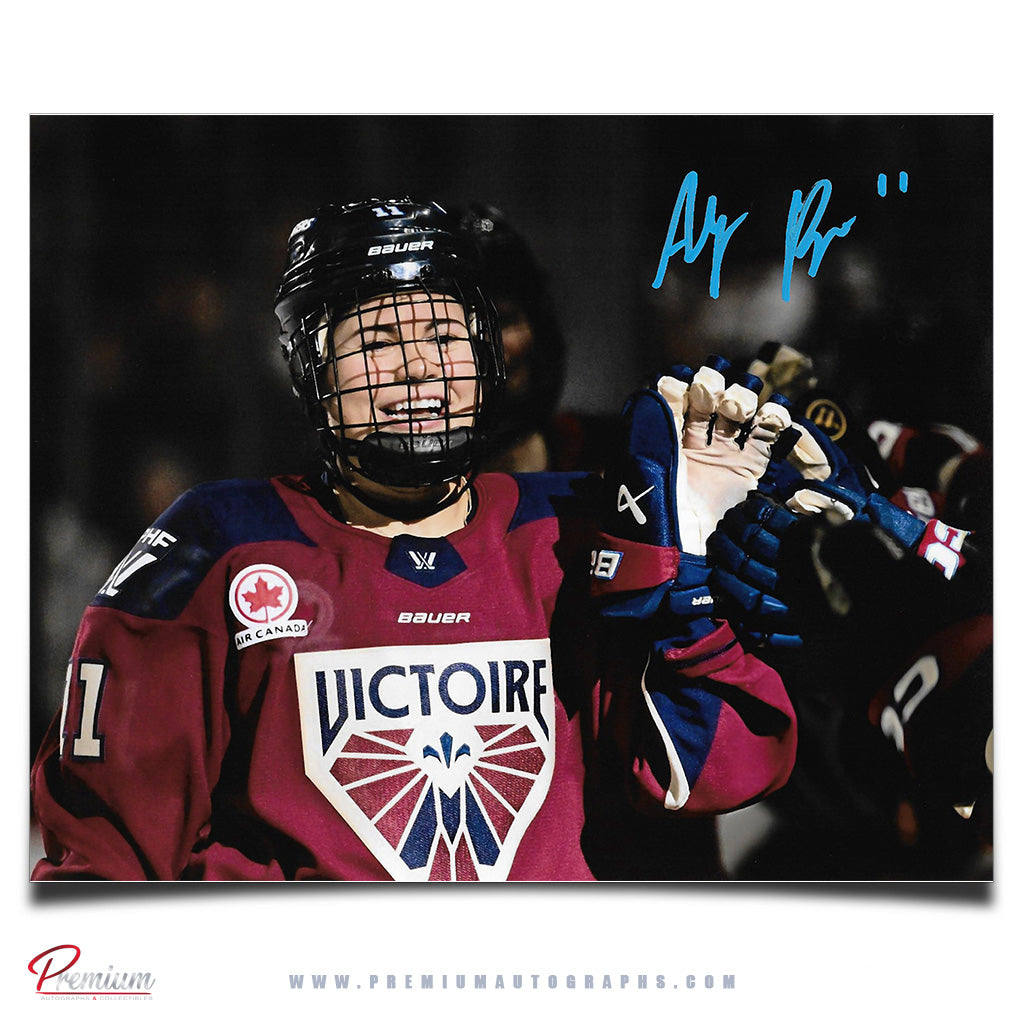 Abby Roque Montreal Victoire PWHL Autographed 8x10 Photograph Goal Celebration