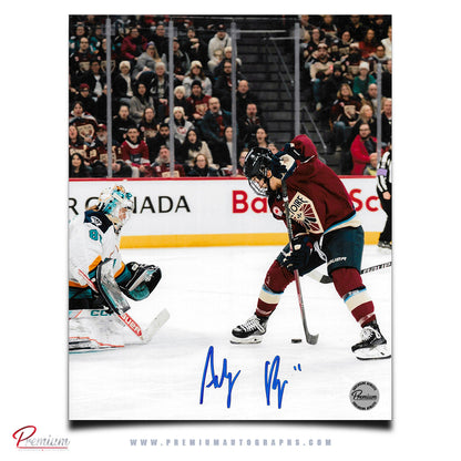 Abby Roque Montreal Victoire Autographed PWHL 8x10 Photograph Between the Leg Highlight Goal!