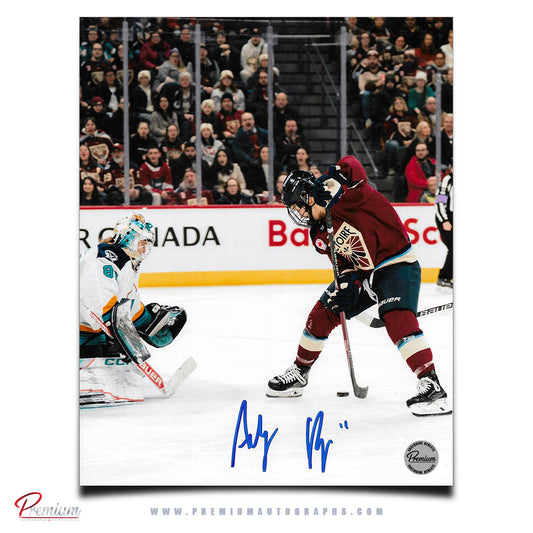 Abby Roque Montreal Victoire Autographed PWHL 8x10 Photograph Between the Leg Highlight Goal!