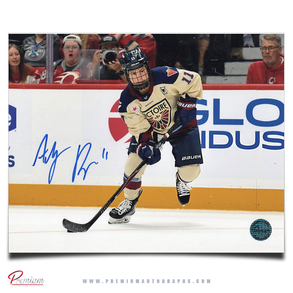 Abby Roque Montreal Victoire Autographed 8x10 Photograph With the Puck