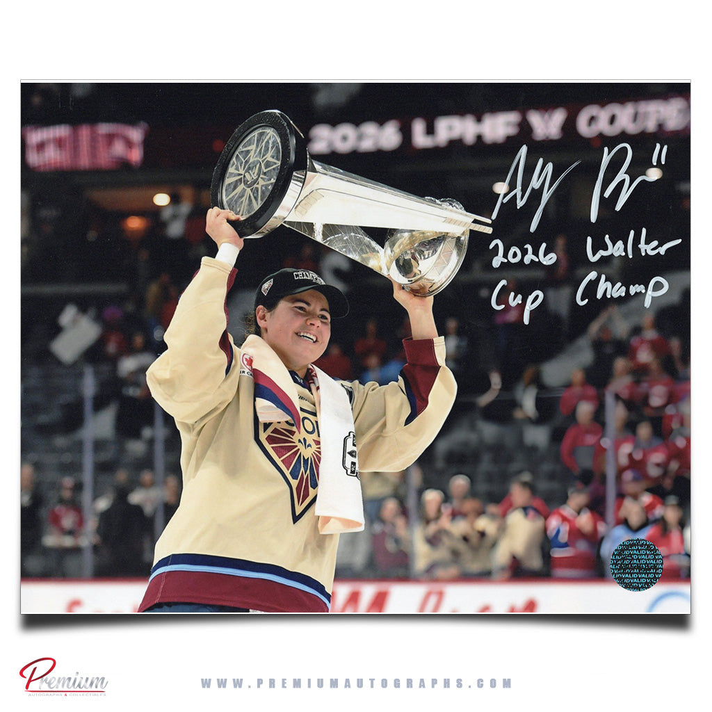 Abby Roque Montreal Victoire Autographed 8x10 Photograph 2026 Walter Cup Champs Inscription