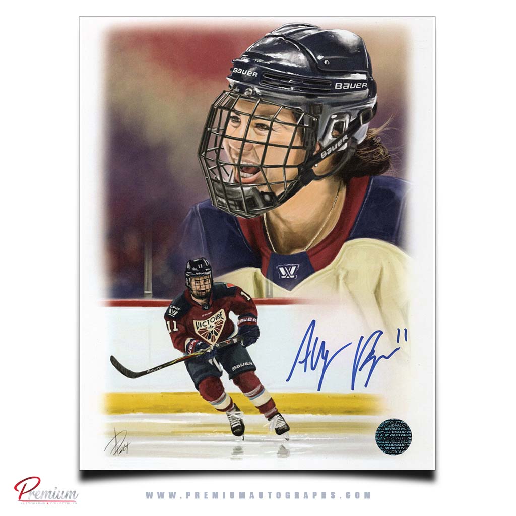 Abby Roque PWHL Montreal Victoire Autographed  8x10 Alex Douglas Print