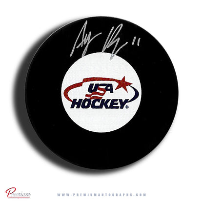 Abby Roque Team USA Autographed Puck