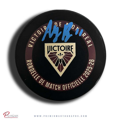 Abby Roque Autographed Montreal Victoire 2025-26 Offical Game Puck