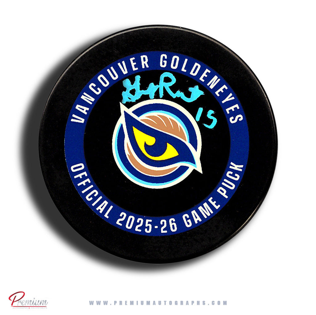 Gabby Rosenthal Vancouver Goldeneyes PWHL Autographed Official Game Puck