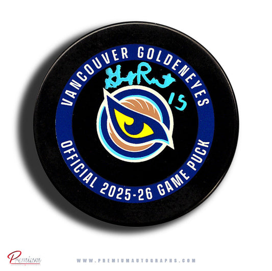 Gabby Rosenthal Vancouver Goldeneyes PWHL Autographed Official Game Puck