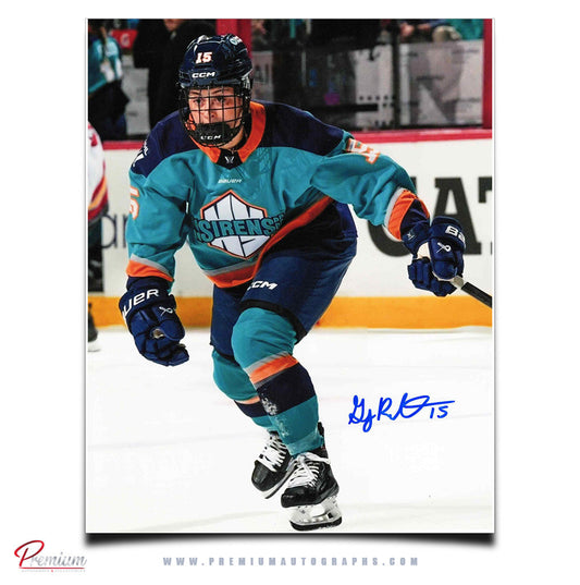 Gabby Rosenthal New York Sirens Autographed 8x10 Photograph On the Attack