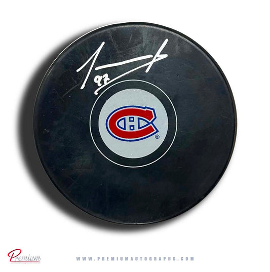 Joshua Roy Montreal Canadiens Autographed Puck