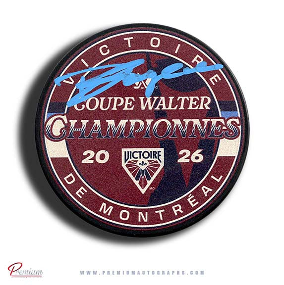 Daniele Sauvageau Montreal Victoire PWHL Autographed 2026 Walter Cup Champions Puck