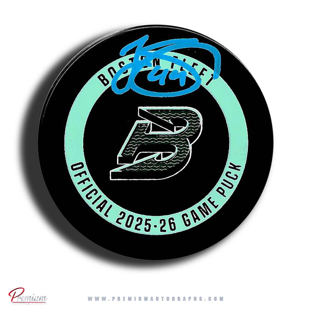 Jill Saulnier Boston Fleet PWHL Autographed 2025-26 Official Game Puck