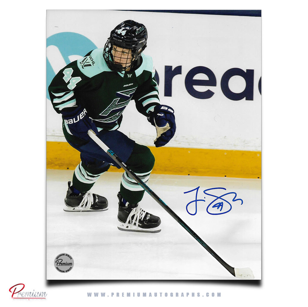 Jill Saulnier Boston Fleet PWHL Autographed 8x10 Photograph Offensive Zone Attack
