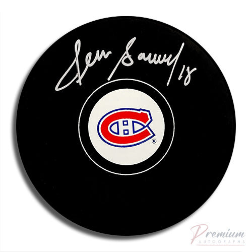 Denis Savard Montreal Canadiens Signed Puck