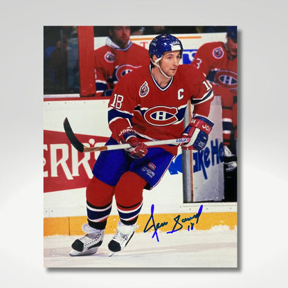 Denis Savard Montreal Canadiens Signed 8x10 Photograph Captain