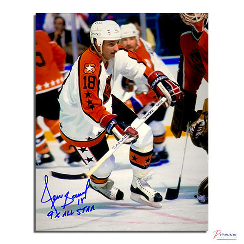 Denis Savard All-Stars Signed 8x10 Photograph w/ 9x All-Star Inscription