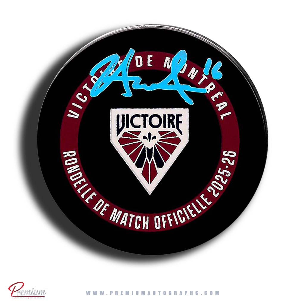 Hayley Scamurra Montreal Victoire PWHL Autographed 2025-26 Official Game Puck