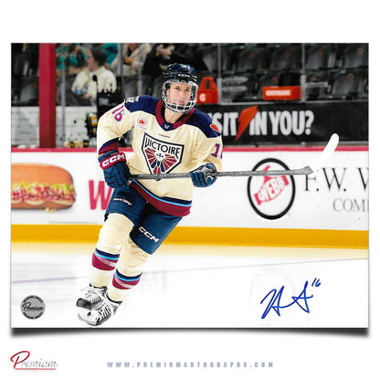 Hayley Scamurra Montreal Victoire Autographed PWHL 8x10 Photograph Skating
