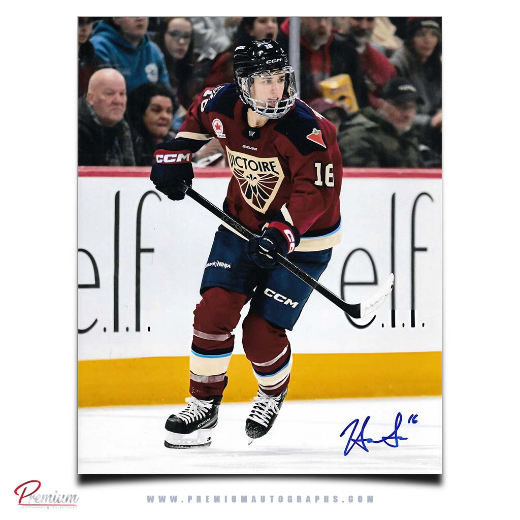 Hayley  Scamurra Montreal Victoire PWHL Autographed 8x10 Photograph Along the Boards