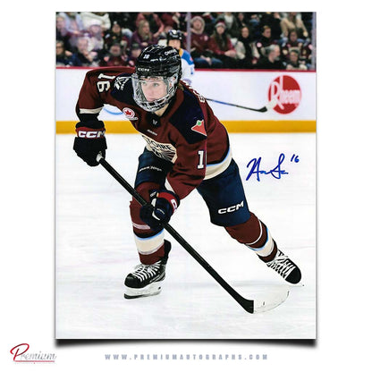 Hayley  Scamurra Montreal Victoire PWHL Autographed 8x10 Photograph On the Attack