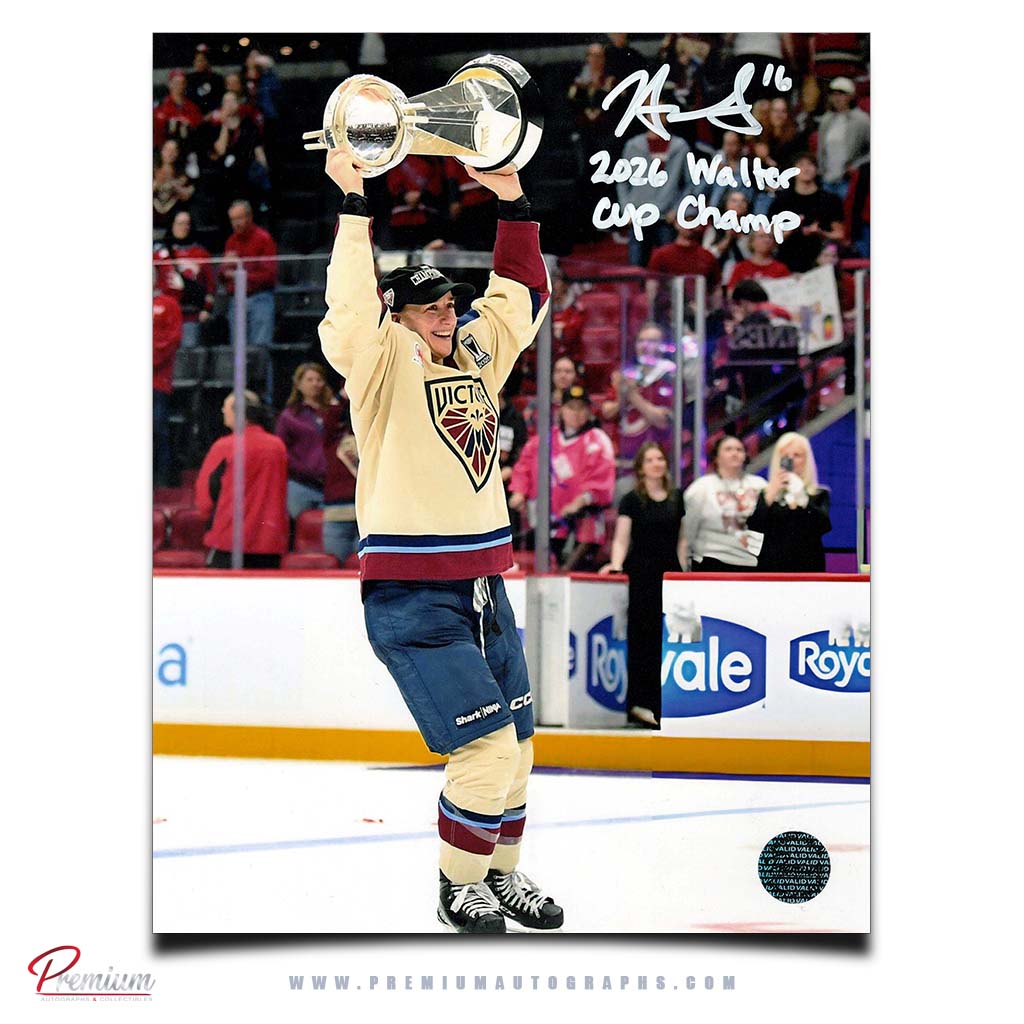 Hayley Scamurra Montreal Victoire PWHL Autographed 8x10 Photograph w/ 2026 Walter Cup Champion Inscription