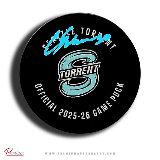 Corinne Schroeder Boston Fleet PWHL Autographed Official 2025-26 Game puck