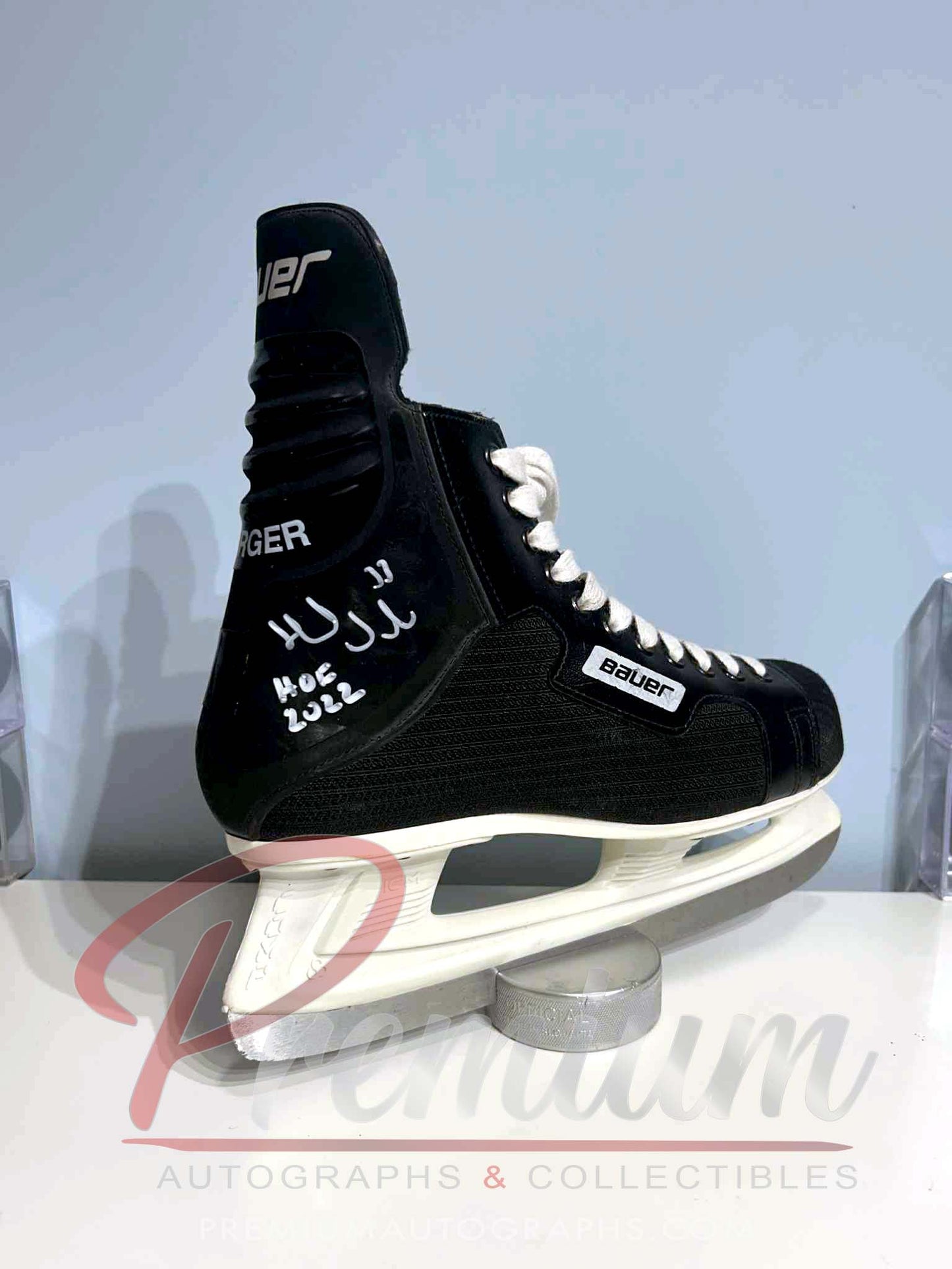 Henrik Sedin Autographed Bauer Used Skate