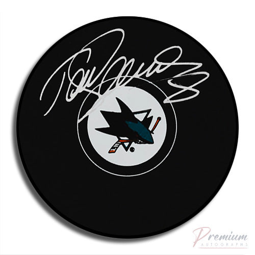 Teemu Selanne San Jose Sharks Signed Puck