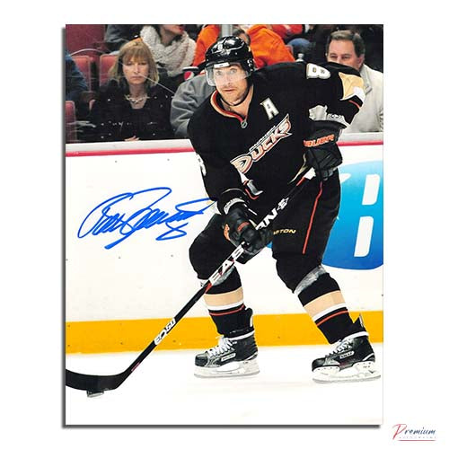 Teemu Selanne Anahain Ducks Signed 8x10 Playmake