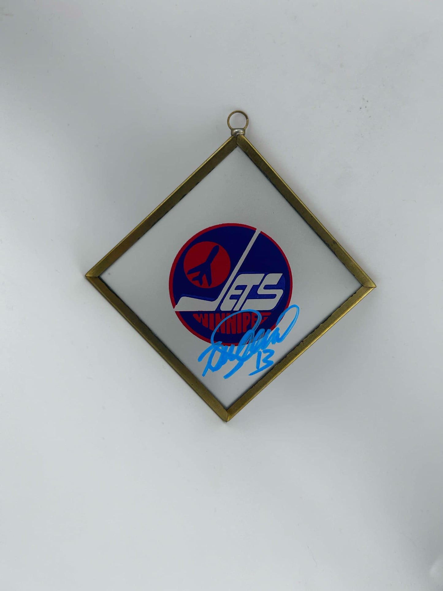 Teemu Selanne Winnipeg Jets Autographed Christmas Ornament