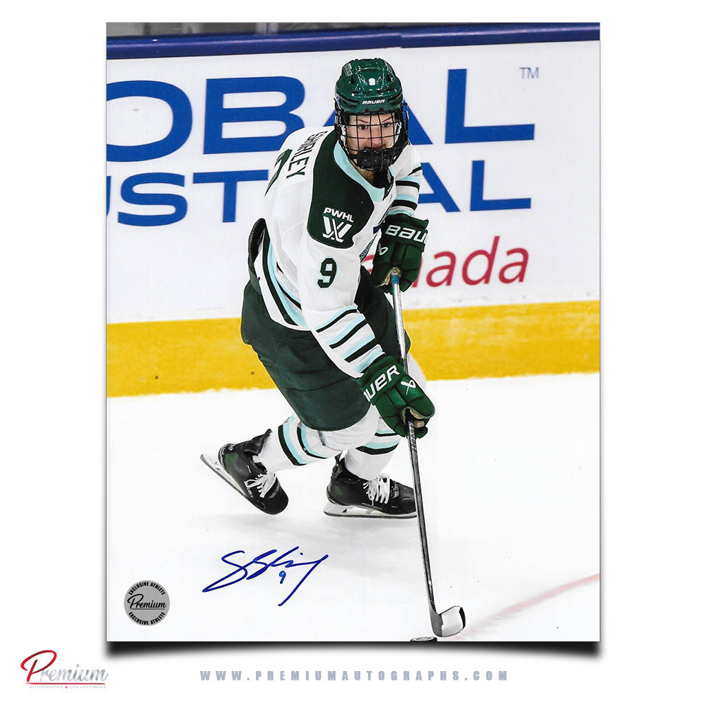 Sophie Shirley Boston Fleet PWHL Autographed 8x10 Photograph Puck Possession