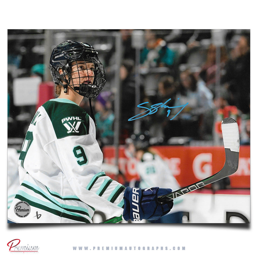 Sophie Shirley Boston Fleet PWHL Autographed 8x10 Photograph Close Up