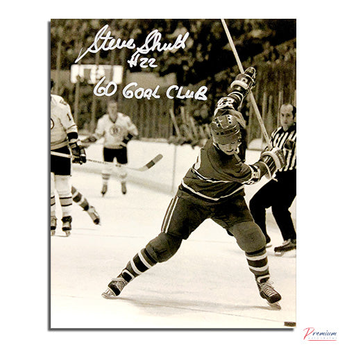 Steve Shutt Montreal Canadiens Signed 8x10 Photograph Big Shot! w/ 60 Goal Club Inscription