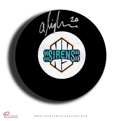 Allyson Simpson New York Sirens PWHL Autographed Puck