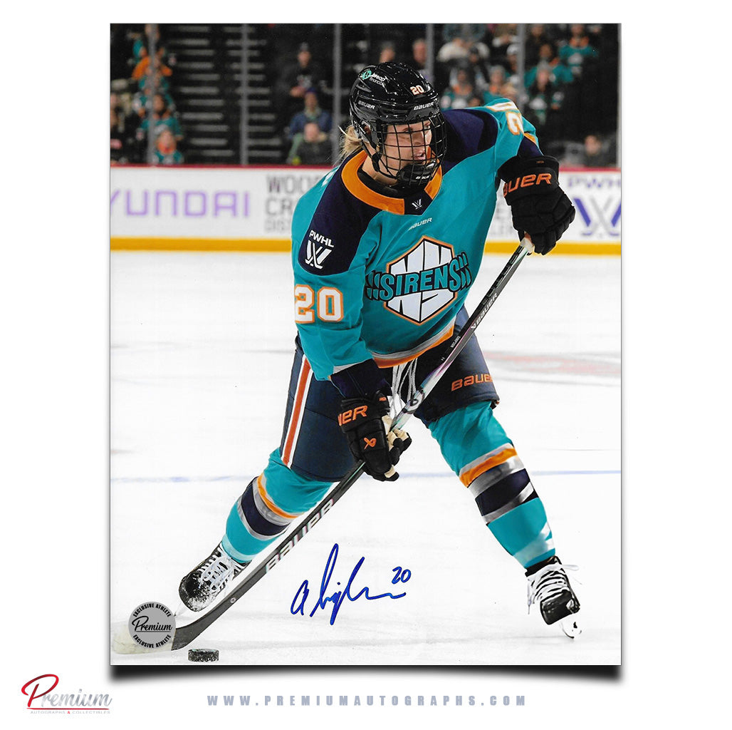 Allyson Simpson New York Sirens PWHL Autographed 8x10 Photograph Slap Shot