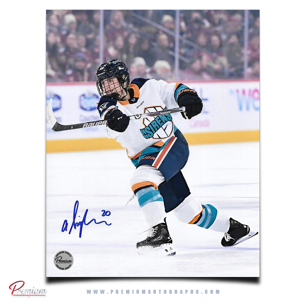 Allyson Simpson New York Sirens PWHL Autographed 8x10 Photograph Big Shot