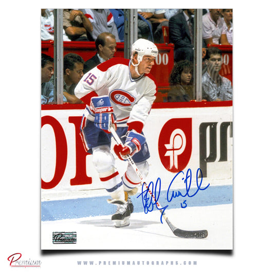 Bobby Smith Montreal Canadiens Autographed 8x10 Photograph Along the Boards