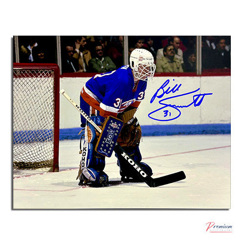 Billy Smith New York Islanders Signed 8x10 Photograph Top of the Crease