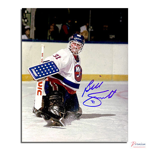 Billy Smith New York Islanders Signed 8x10 Photograph Stick Save