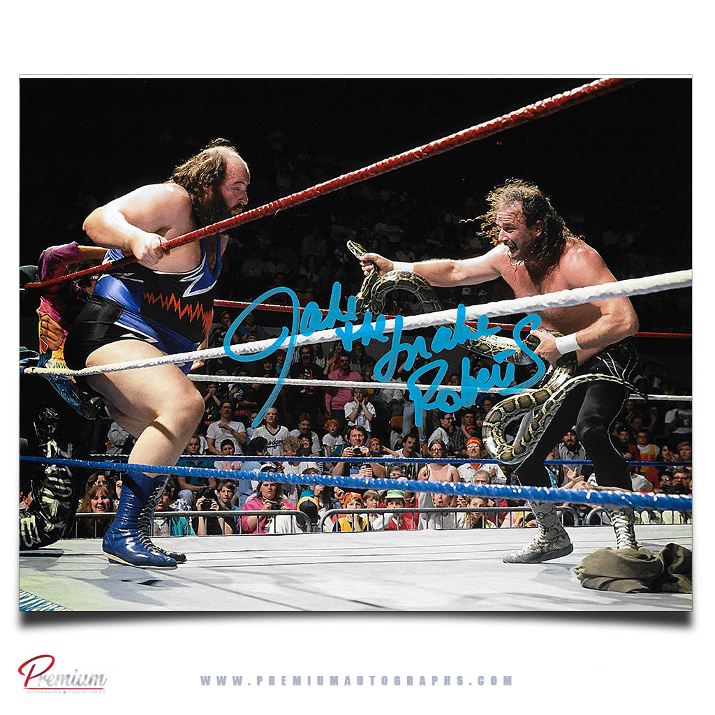 Jake The Snake Roberts WWE Autographed 8x10 Photograph