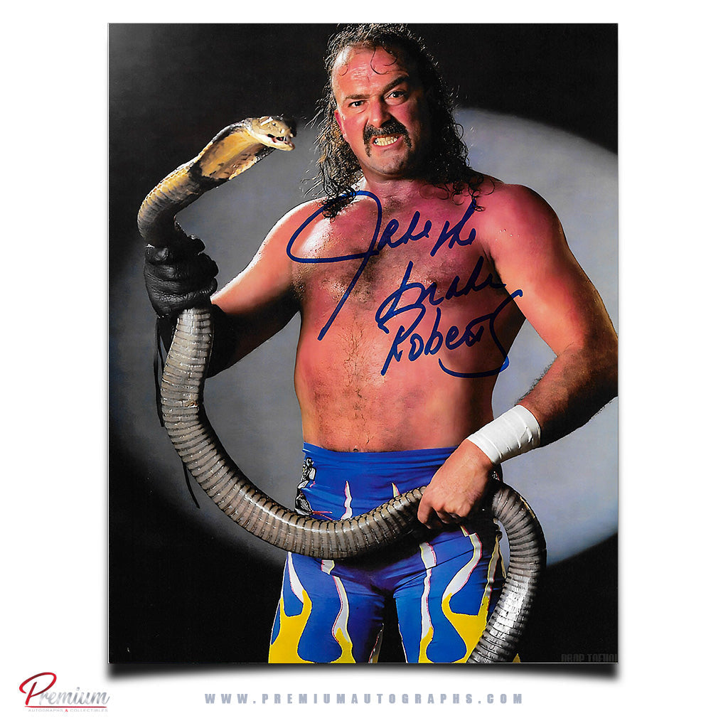 Jake The Snake Roberts WWE Autographed 8x10 Photograph