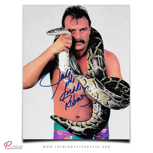 Jake The Snake Roberts WWE Autographed 8x10 Photograph