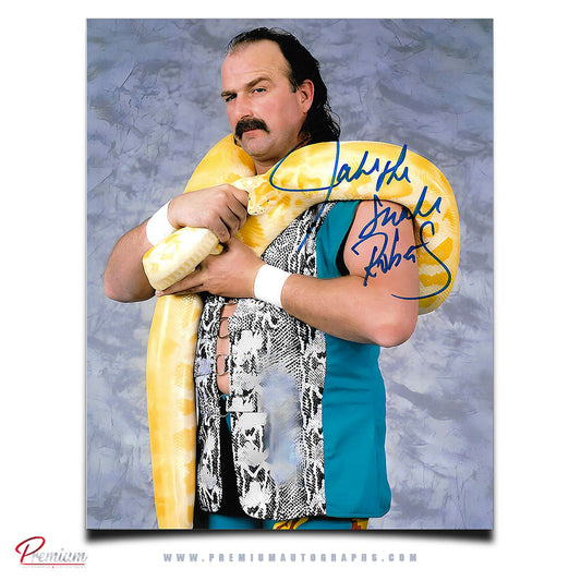 Jake The Snake Roberts WWE Autographed 8x10 Photograph