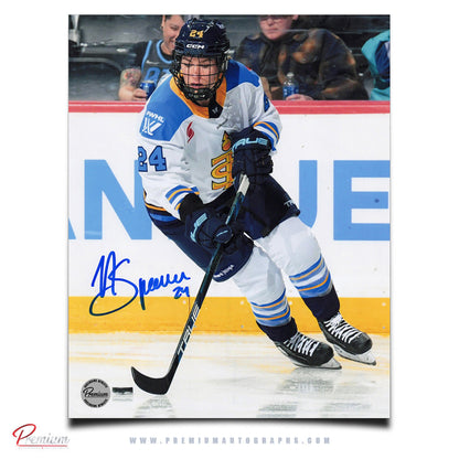 Natalie Spooner PWHL Toronto Sceptres Autographed 8x10 Photograph with the Puck