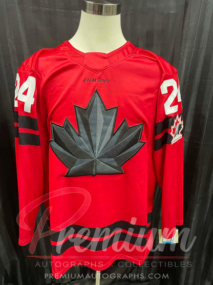 Natalie Spooner 2026 Olympic Team Canada Autographed Bauer RED jersey