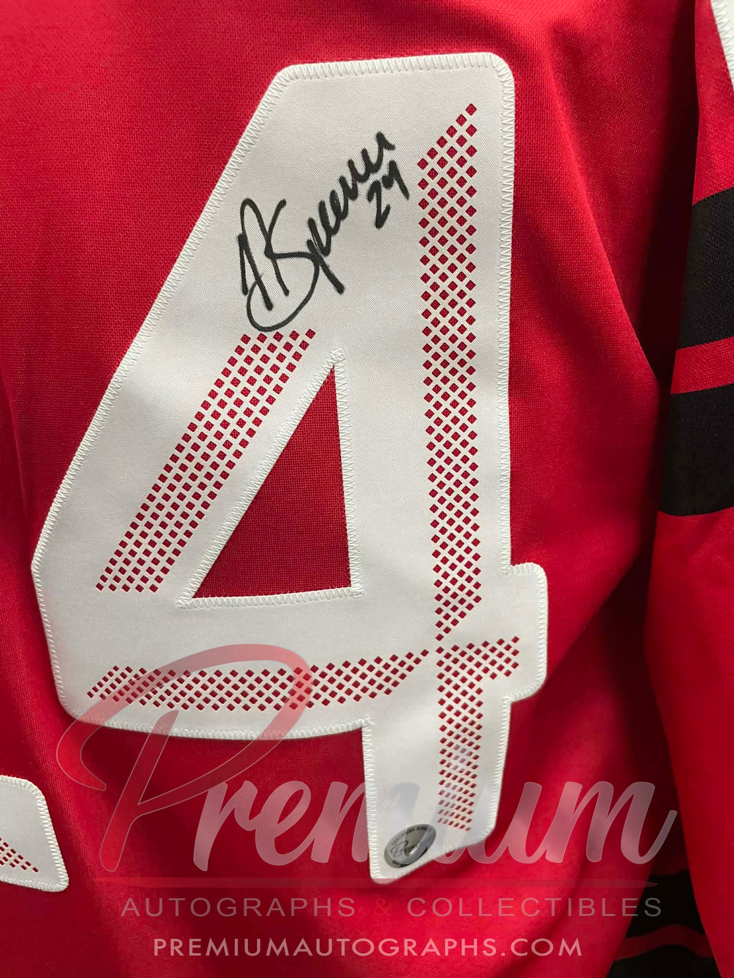 Natalie Spooner 2026 Olympic Team Canada Autographed Bauer RED jersey